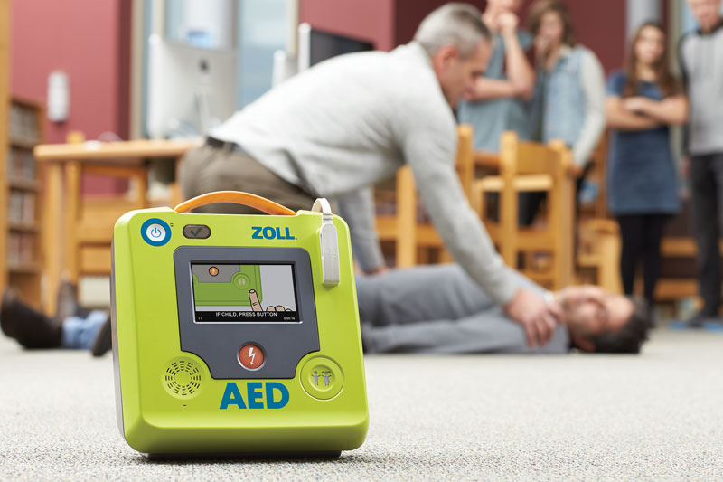 defibrillators at zero cost